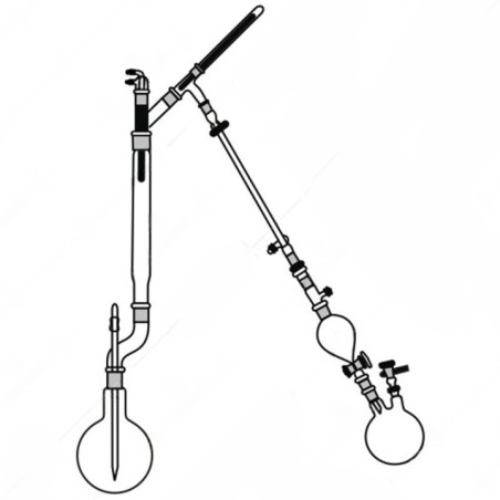 Fractionation Assembly 1000ml Round Bottom Flask for Lab image-1
