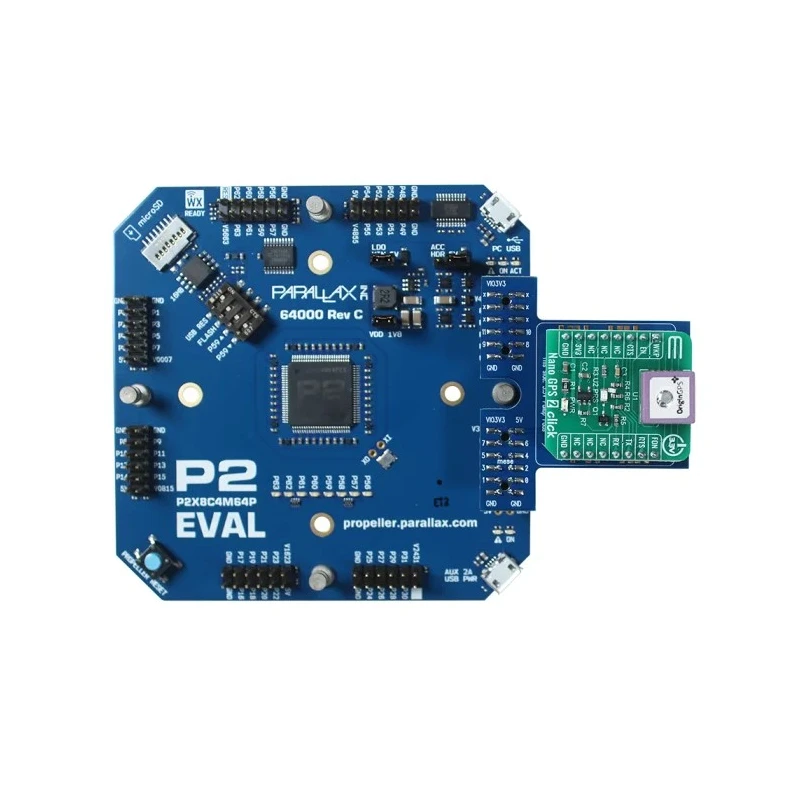 Parallax Inc Adapter Board for Use with Propeller P2 Microcontroller 64008