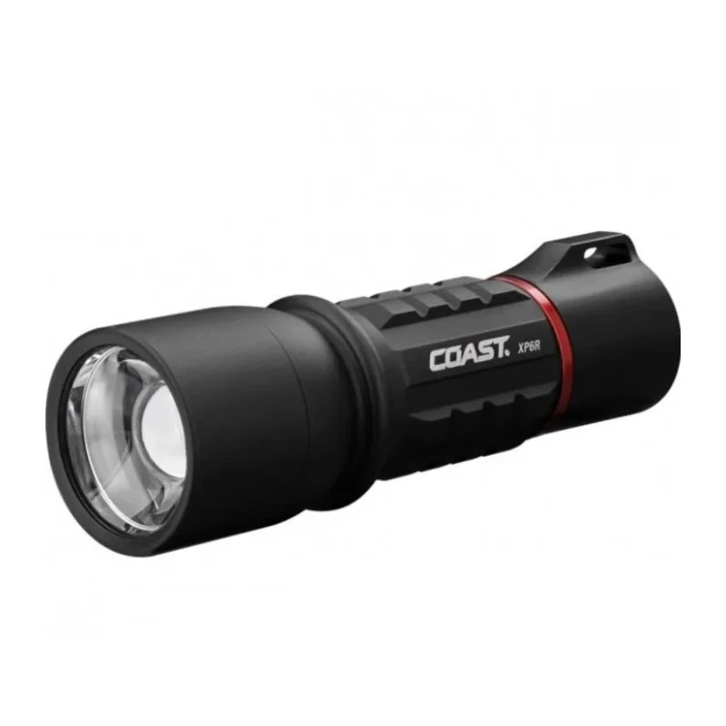 Coast LED Torch Rechargeable 400 lm CR123 Battery IP54 Spot Beam XP6R