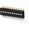 TE Connectivity Raised Rotary Coded DIP Switch Surface Mount TDS10SGNNTR04