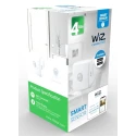 4lite UK Smart Ceiling Light PIR Motion Detector Sensor 3 m Range 62mm Diameter 62mm Depth 4L1/8036