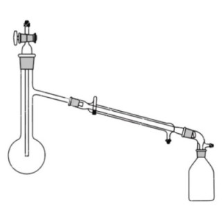 Mercury Distillation Assembly Hulett 500ml Flask for Lab image-1