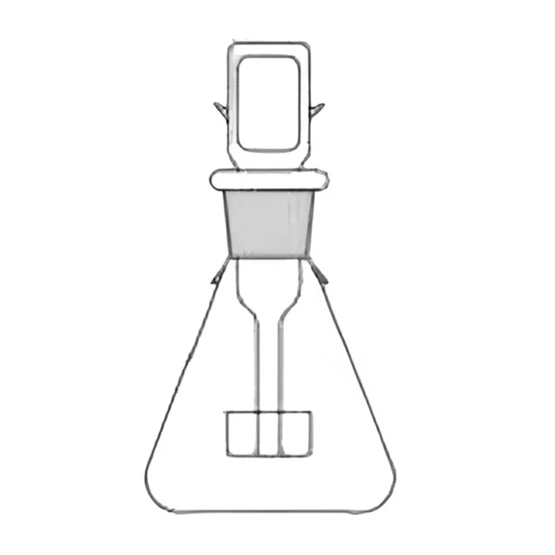 Cavett Blood Test Apparatus Conical Flask 100 ml for lab image-1