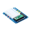 SB COMPONENTS LTD Raspberry Pi Pico Breadboard Kit with 400 Point Half-Size Breadboard, Programmable Buzzer, 4 LEDs SKU20843