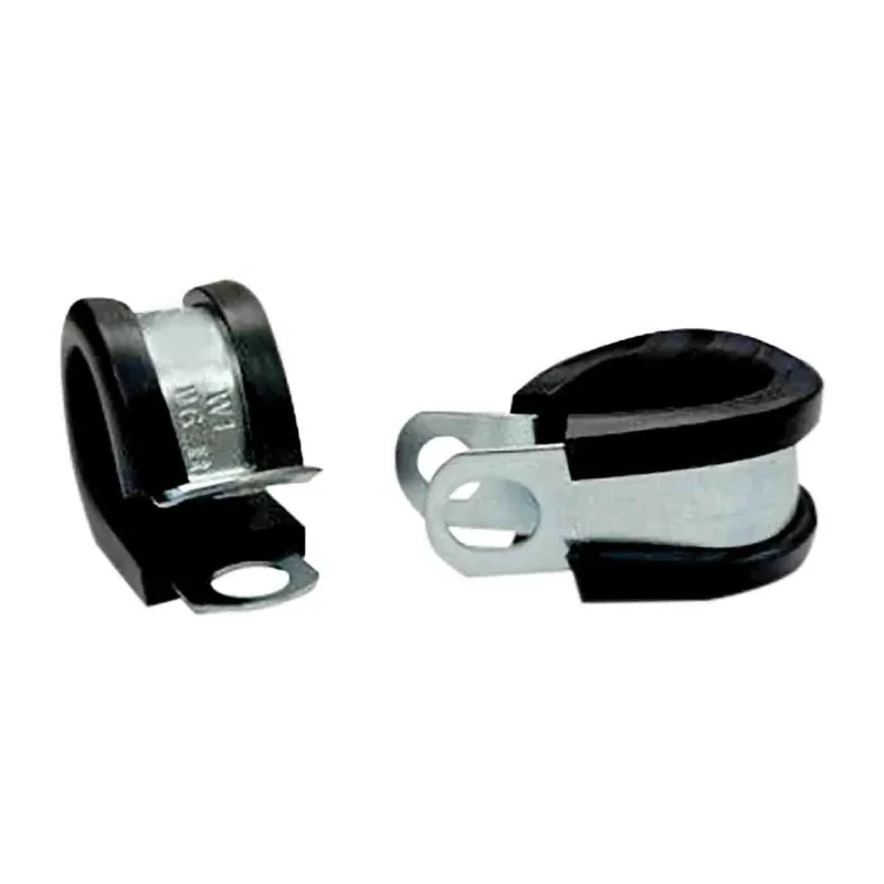 RS PRO 9 mm ID Black Zinc Steel P-Clip 6.6 mm Mounting Hole Diameter 226-9000