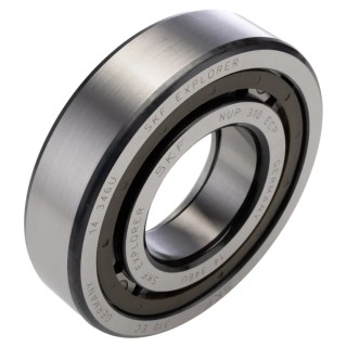 SKF Roller Bearing 50 mm Inside Diameter 110 mm Outside Diameter Shielded Non-Metallic Cage NUP 310 ECP