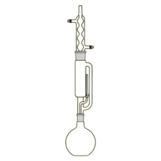 Soxhlet Extraction Flask Extractor & Condenser for Lab image-1