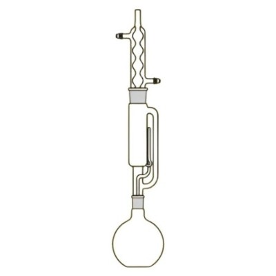 Soxhlet Extraction Flask Extractor & Condenser for Lab image-1