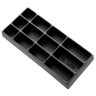 Facom Plastic Tool Tray, Rectangular, W 188 mm x L 410 mm x H 55 mm PL.L384