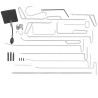 Facom Dent Puller Kit Aluminium Material CR Series CR.PRK