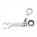 Facom Combination Ratchet Spanner Chrome Finish 11 mm Size 103.5mm Overall Length 15° Offset Angle 467S.11SLS