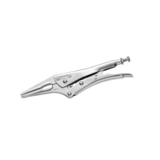Facom 1-Piece Locking Plier Long Nose, Chrome Finish, 165mm Overall Length 517.6