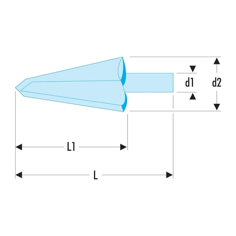 Facom HSS Drill Bit 16 mm x 30.5 mm 229A.3