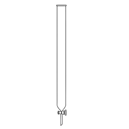 Chromatography Columns Plain With Stopcock for lab image-1