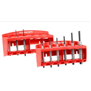 Facom 9-Piece Automatic Centre Punch Set Chrome Vanadium Steel 251A.JS9