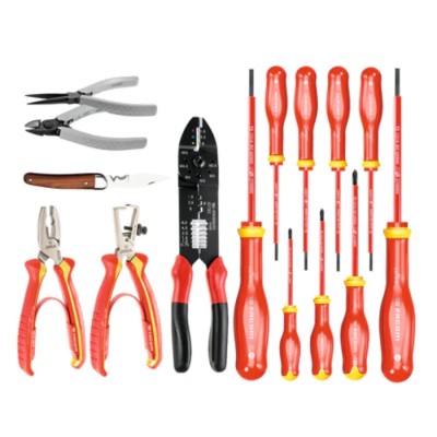 Facom 15 Piece Electrician Tool Kit CM.SE