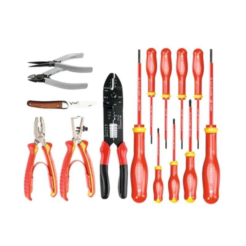 Facom 15 Piece Electrician Tool Kit CM.SE