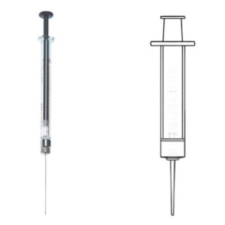 Gas Tight Micro Litre Syringe Fixed Needle for lab image-1
