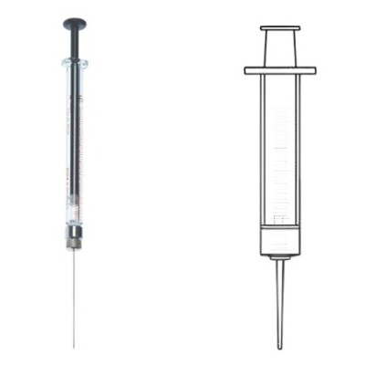 Gas Tight Micro Litre Syringe Fixed Needle for lab image-1