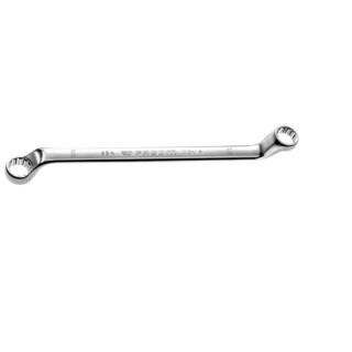 Facom Double Ended Chrome Finish Offset Ring Spanner 22.35 x 23.88 mm 120mm Overall Length 12-Point 55A.7/8X15/16