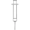 Gas Tight Micro Litre Syringe Removable Needle for lab image-1