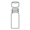 Chromatography Vials Screw Cap Made From Clear Glass Tubing With Silicon 1 mm Septa & Cap