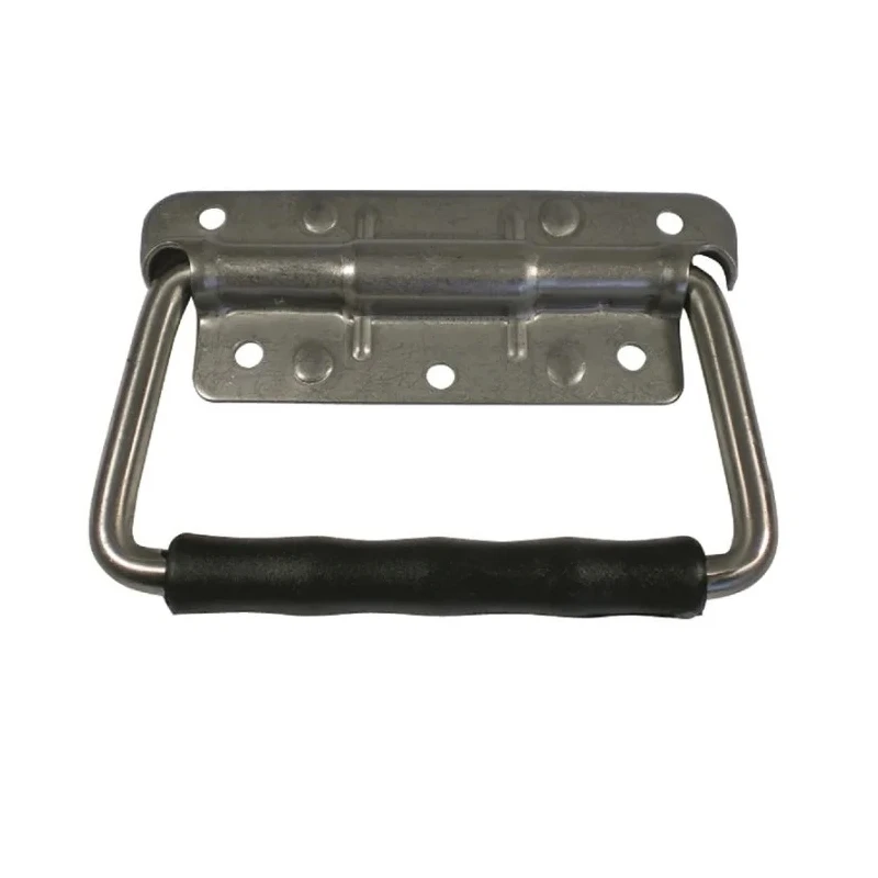Savigny Steel Carrying Handle Zinc Plated Screw Fixing 48mm Height 125mm Width 40kg Load Capacity 40300 ZI