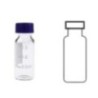 Chromatography Vials Crimp Neck Made From Clear Glass Tubing With Aluminium Cap And Rubber Stopper