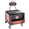 Facom 2 Drawer Wheeled Tool Trolley with Cantilever Tray, 580mm Length, 540mm Width, 470mm Height, Red, Model TCS-P1