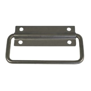 Savigny Steel Carrying Handle Zinc Plated 78mm Width 28mm Height Load Capacity 10kg 40399 ZI
