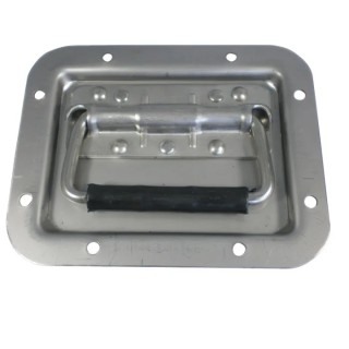 Savigny Zinc Plated Steel Carrying Handle with Screw Fixing 40kg Load Capacity 108mm x 137mm 41305 ZI