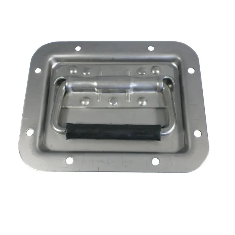 Savigny Zinc Plated Steel Carrying Handle with Screw Fixing 40kg Load Capacity 108mm x 137mm 41305 ZI