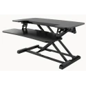 RS PRO Sitting/Standing Computer Workstation Adjustable Height Steel Desk Converter 720 mm x 415 mm 15 kg Load 235-5099