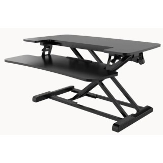 RS PRO Sitting/Standing Computer Workstation Adjustable Height Steel Desk Converter 720 mm x 415 mm 15 kg Load 235-5099