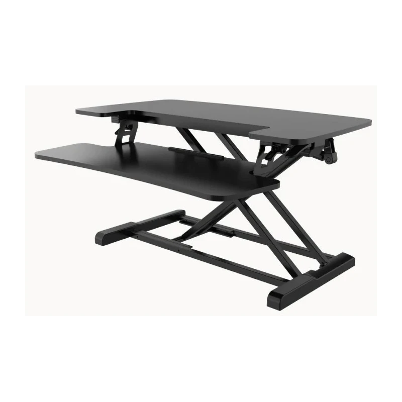 RS PRO Sitting/Standing Computer Workstation Adjustable Height Steel Desk Converter 720 mm x 415 mm 15 kg Load 235-5099