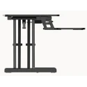 RS PRO Sitting/Standing Computer Workstation Adjustable Height Steel Desk Converter 720 mm x 415 mm 15 kg Load 235-5099