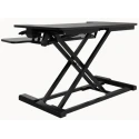 RS PRO Sitting/Standing Computer Workstation Adjustable Height Steel Desk Converter 720 mm x 415 mm 15 kg Load 235-5099