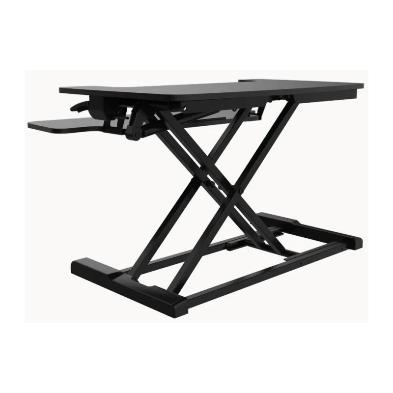 RS PRO Sitting/Standing Computer Workstation Adjustable Height Steel Desk Converter 720 mm x 415 mm 15 kg Load 235-5099