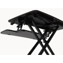 RS PRO Sitting/Standing Computer Workstation Adjustable Height Steel Desk Converter 720 mm x 415 mm 15 kg Load 235-5099