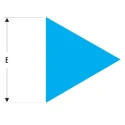 Facom Engineers File Triangular Shape 200 mm Length 20 mm Thickness 15 mm Width Second Cut TRI.MD200A