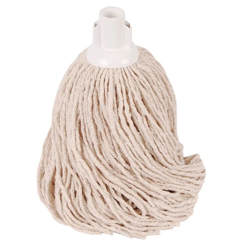 Vikan Yarn Mop Head Socket No. 14 Size, 80% Cotton + 20% Mixed Fibres, Polyethylene Clip SB415
