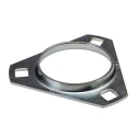 SKF Flange Bearing Unit Pressed Steel 62 mm Inside Diameter 3 Hole Triangular Bore PFD 62