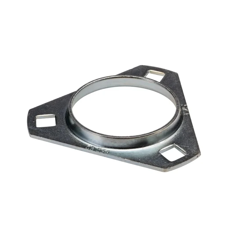 SKF Flange Bearing Unit Pressed Steel 62 mm Inside Diameter 3 Hole Triangular Bore PFD 62