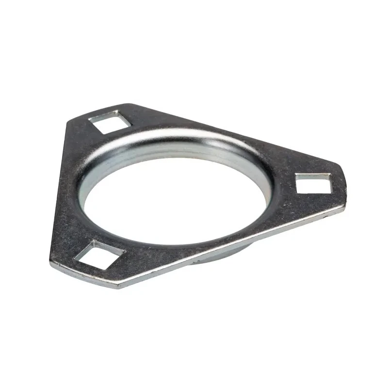 SKF Flange Bearing Unit Pressed Steel 62 mm Inside Diameter 3 Hole Triangular Bore PFD 62