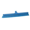 Vikan Push Broom Blue With Polypropylene Bristles for Dry Areas 65mm Width 610mm Depth 31993