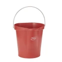 Vikan 12L Polypropylene Red Standard Bucket with Handle 56944