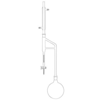 Clevenger Assembly for Volatile Oil Determination 1000ml Flask Lab image-1