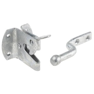 RS PRO Steel Lockable Gate Latch 120mm Length 63mm Width 60mm Depth 436-0536