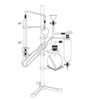 Micro Kjeldahl Nitrogen Distillation Assembly for lab image-1