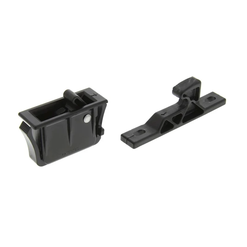 Southco Black ABS/Polycarbonate Grabber Ball Catch, Snap-in Mount, 43mm Length, 17mm Width, 55mm Fixing Hole Distance C3-310